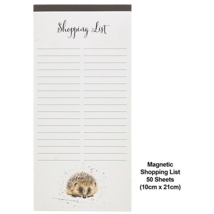 Bree Merryn Harley Hedgehog Magnetic Shopping List