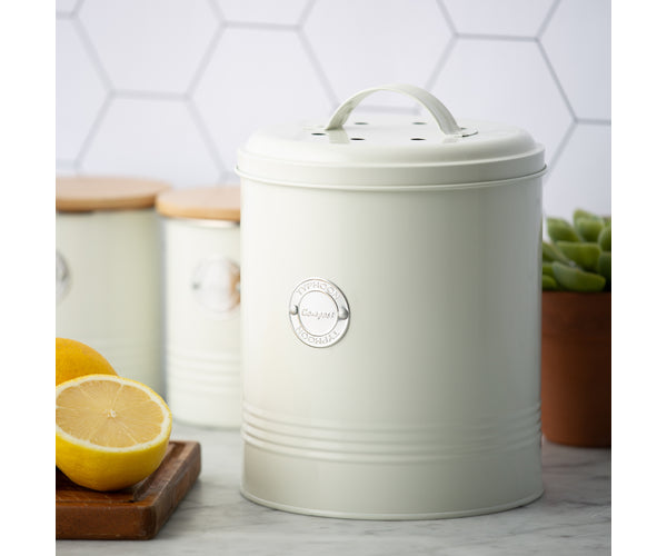 Living Cream Compost Caddy