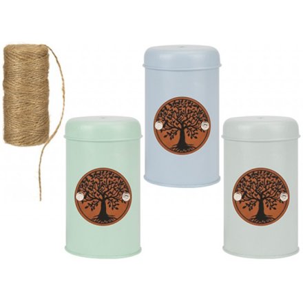 Tree of Life Garden Twine Tin