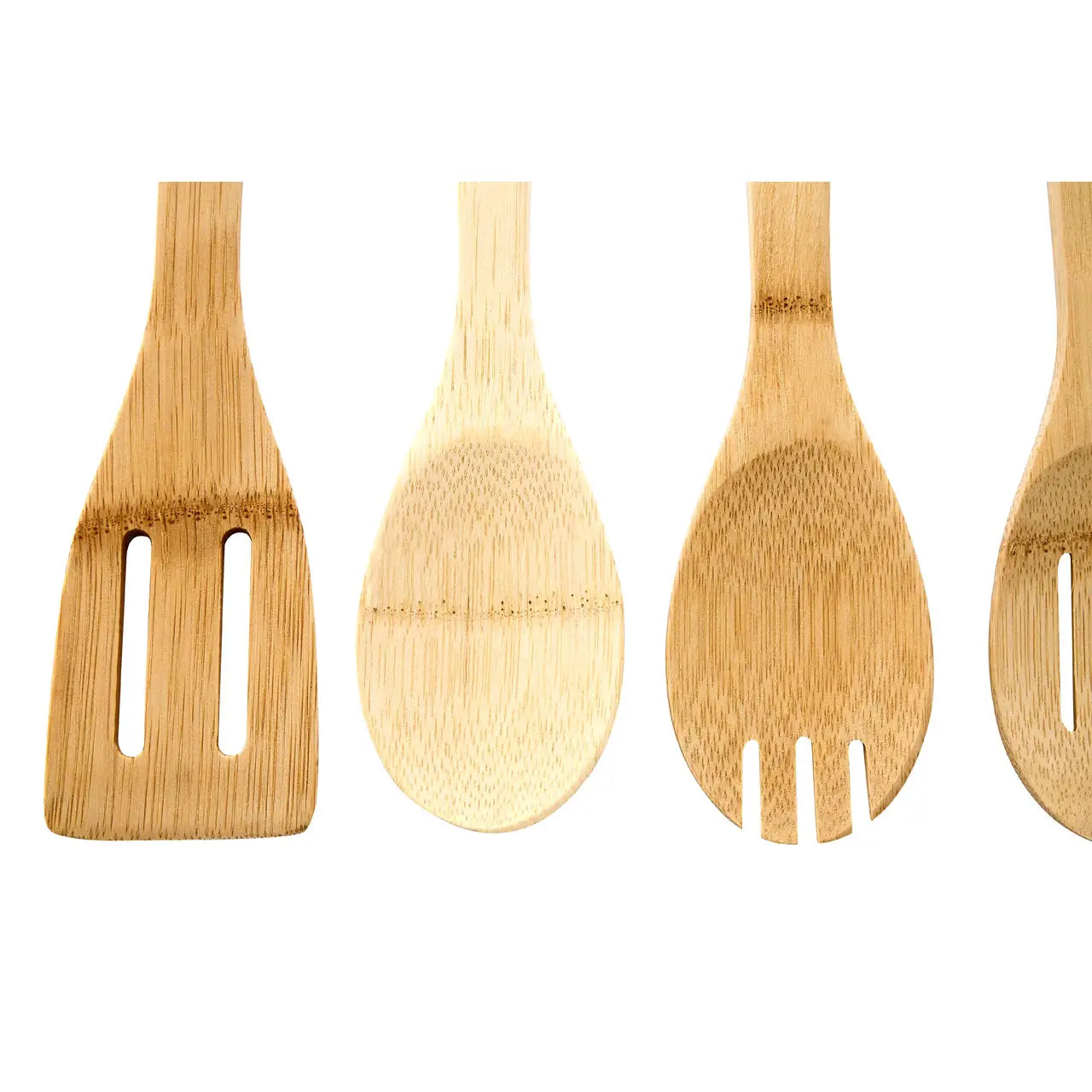 6 Piece Bamboo Kitchen Utensil Set